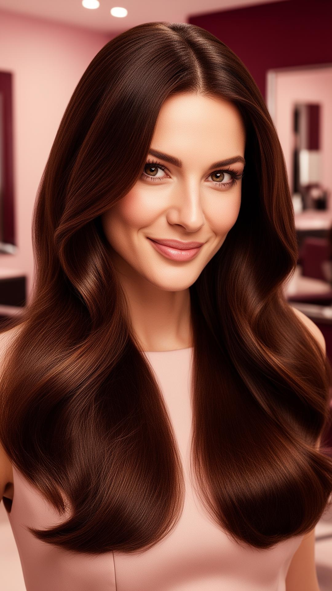 Mulher com cabelo impecável – Spa Della Rosa